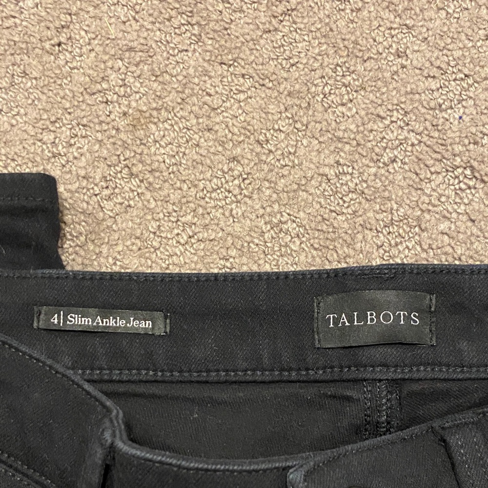 Talbots Black Skinny Jeans for Women - Picture 3 of 5